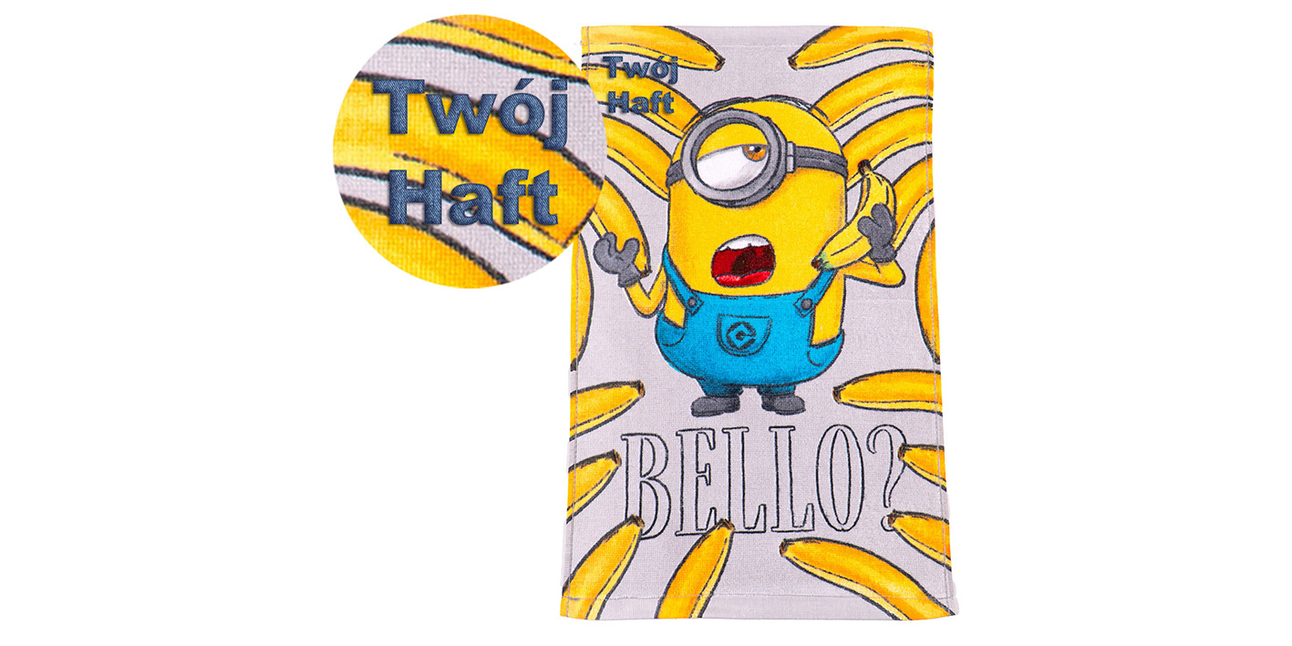 Ręcznik 30x50 cm minionki